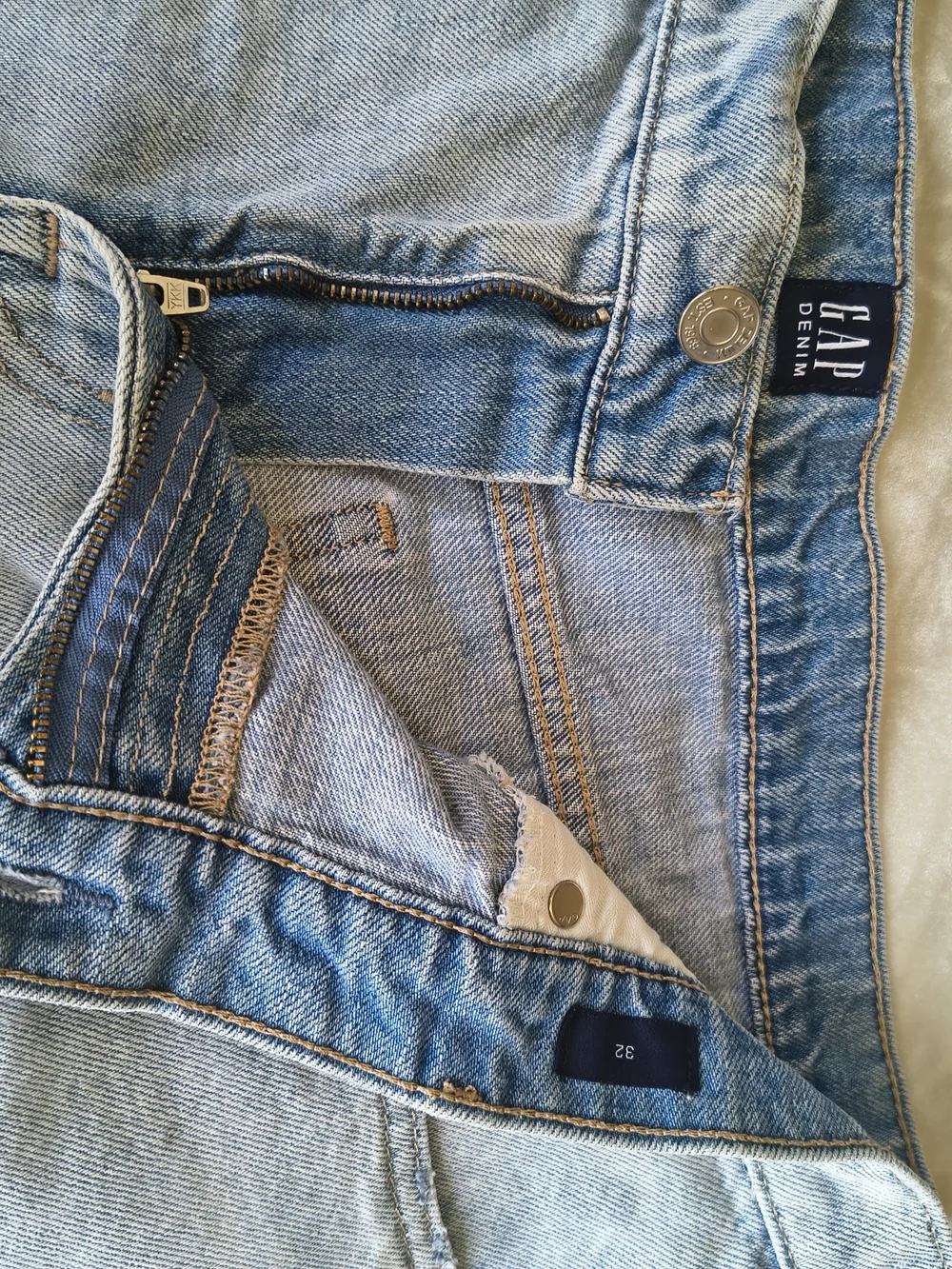 2 Pair Midrise Denim Shorts Jeans